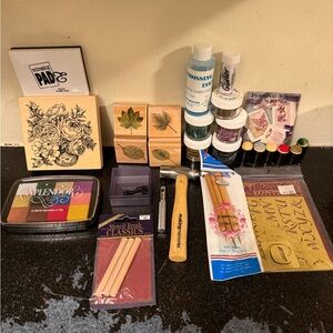 Stamp Set & Accessories Lot
